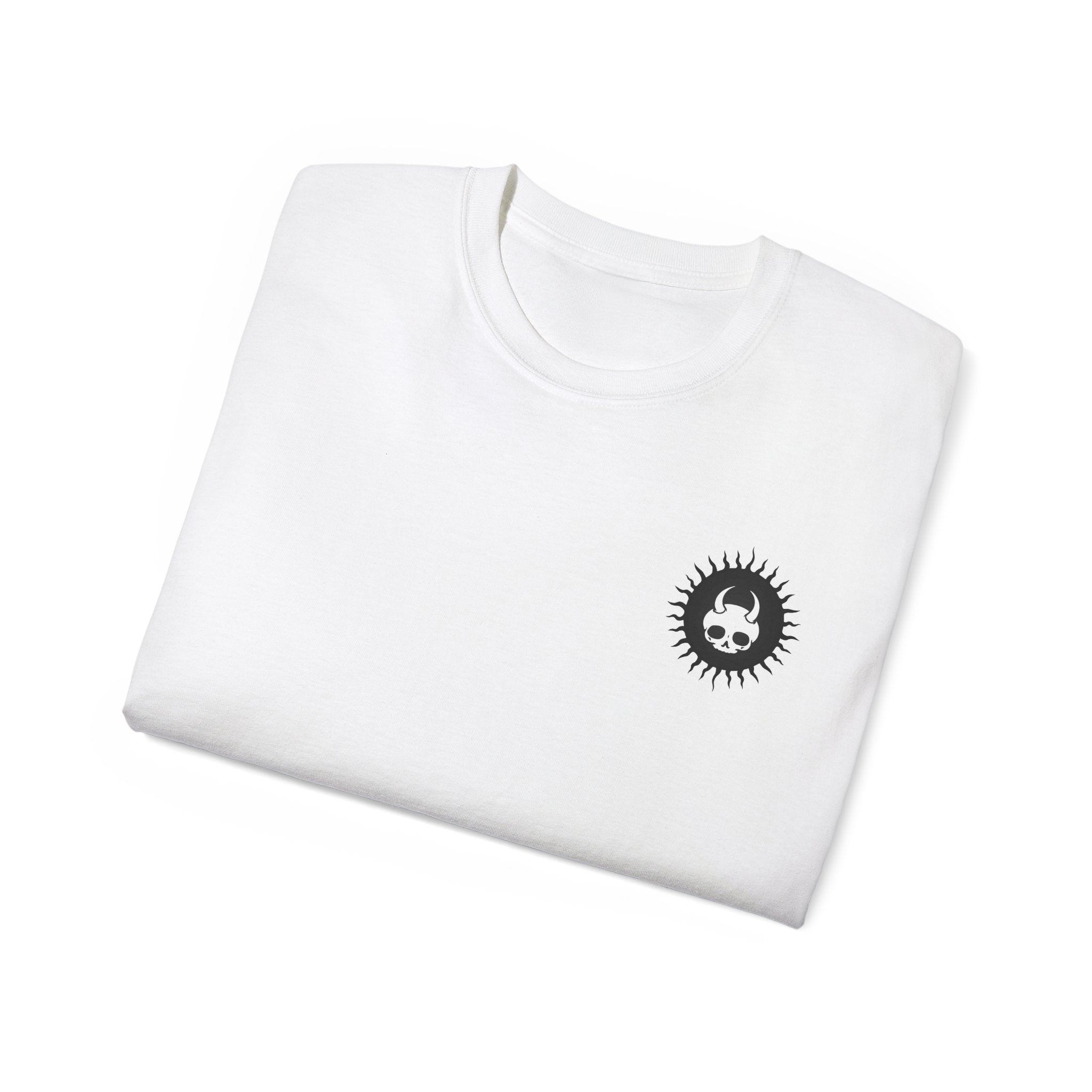 Reverse Exorcism - Unisex Cotton Tee (Back) - Damned Threads